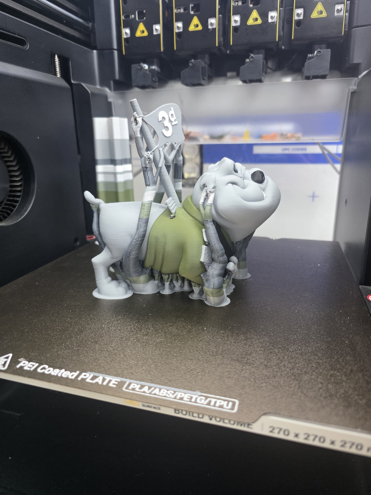 3d printed bull dog