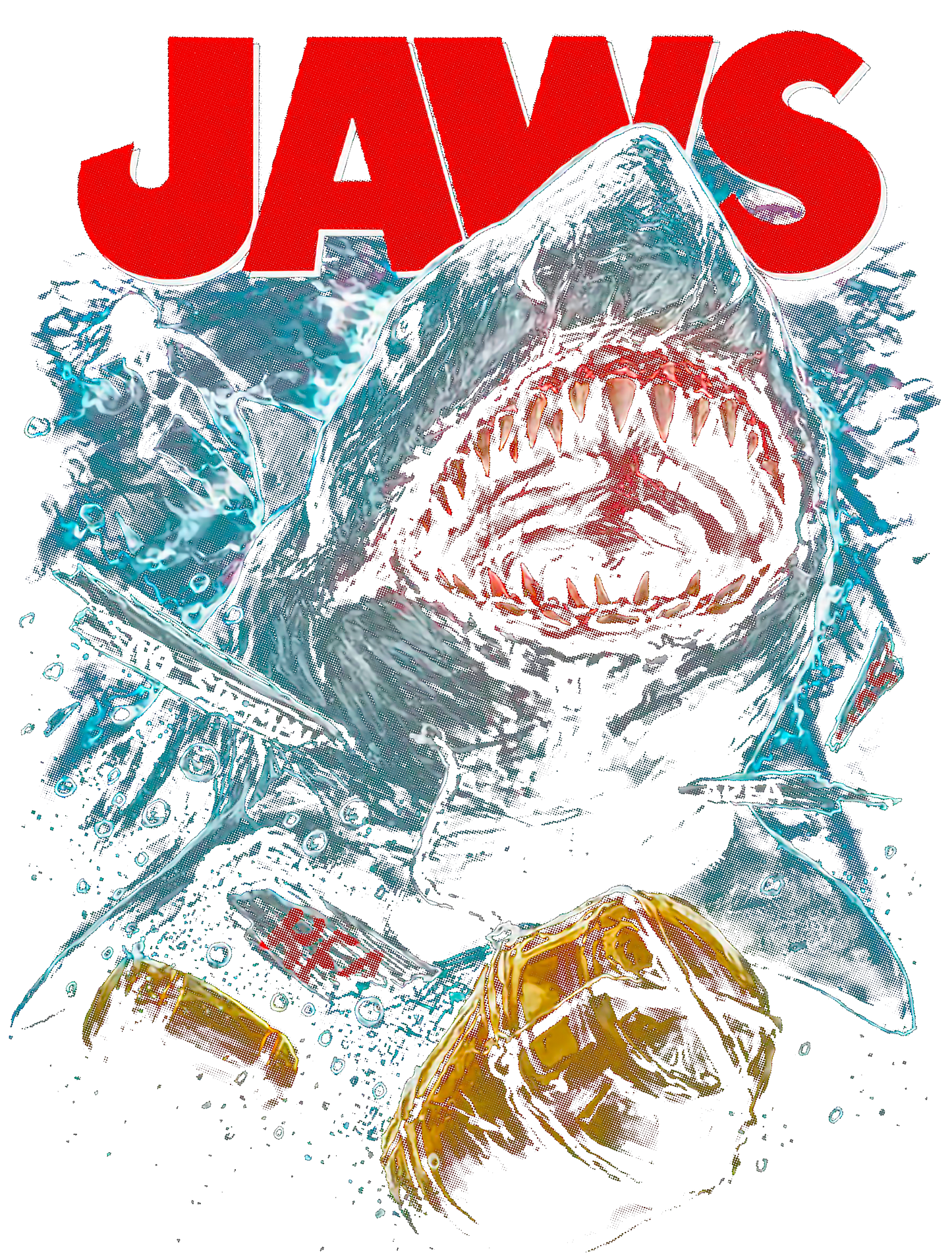 JAWS Shark Graphic T-Shirt