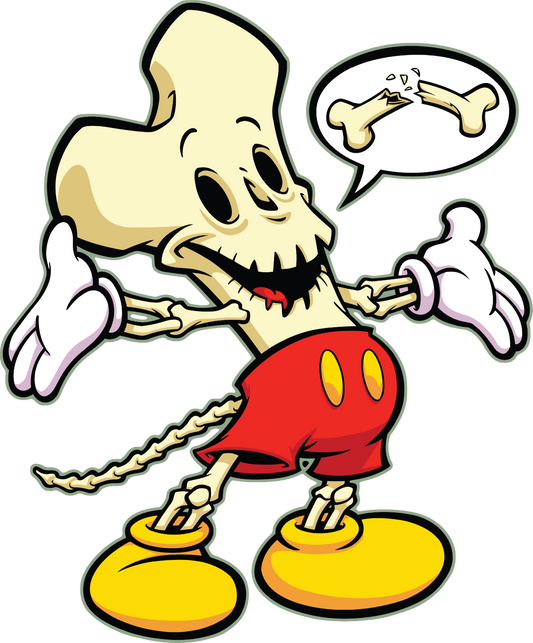 Cartoon Skull Graphic T-Shirt