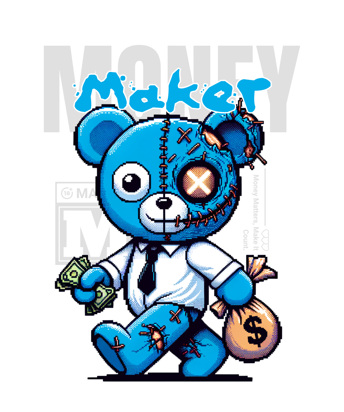 Money Maker DTF Transfer – 10" x 12