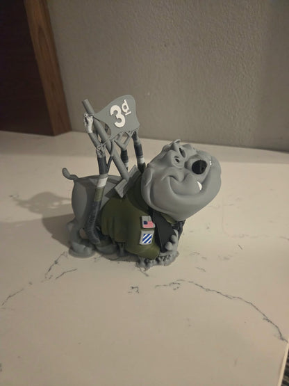 3d printed bull dog