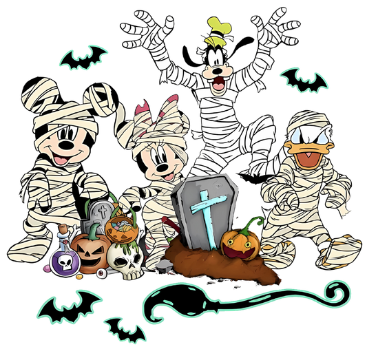 MICKEY AND FRIENDS SPOOKY – 11" x 11.4"