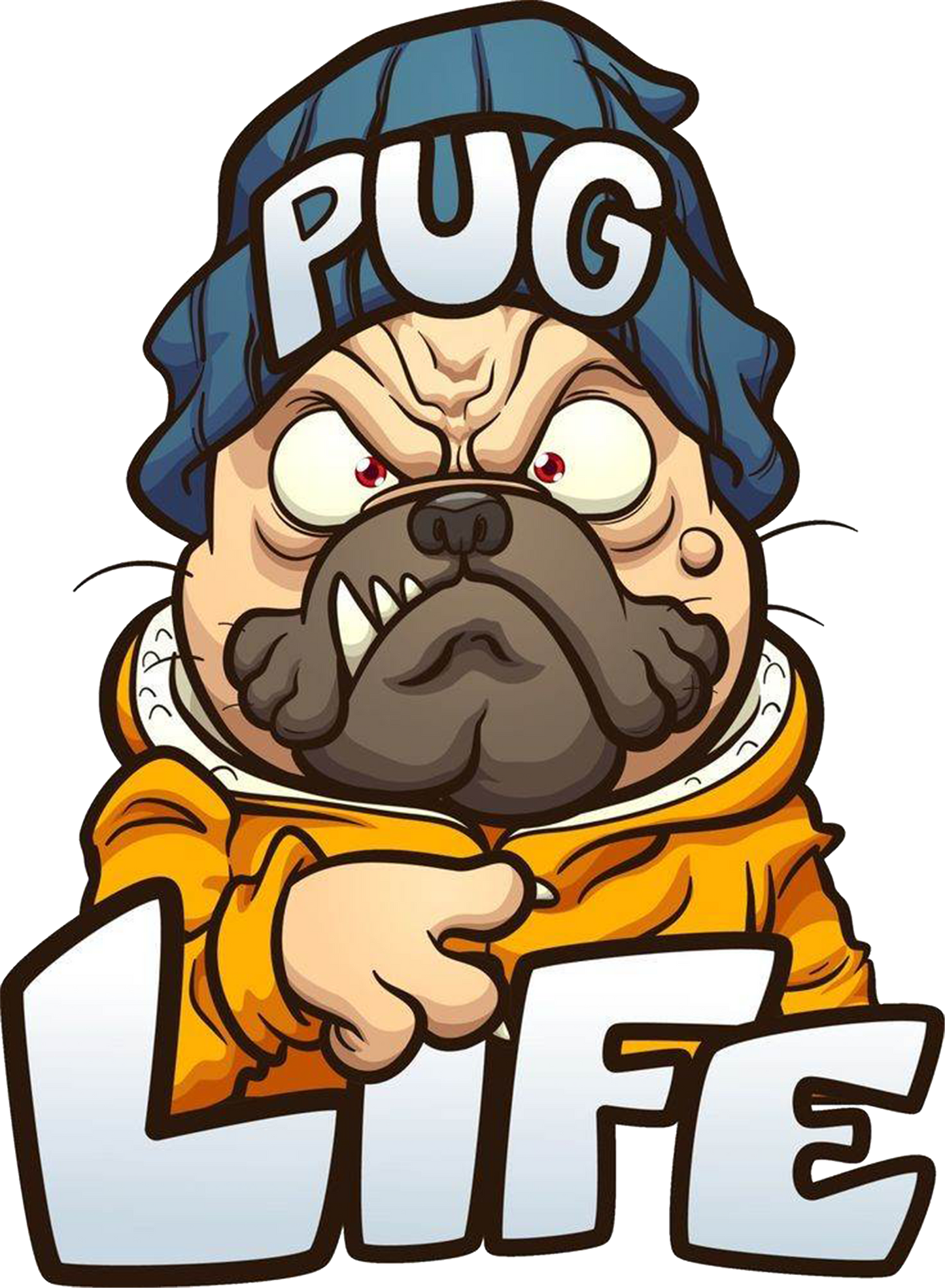 Pug Life Graphic T-Shirt