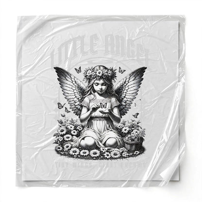 Little Angel – "Tiny Wings, Giant Dreams" DTF Transfer (12" x 14")